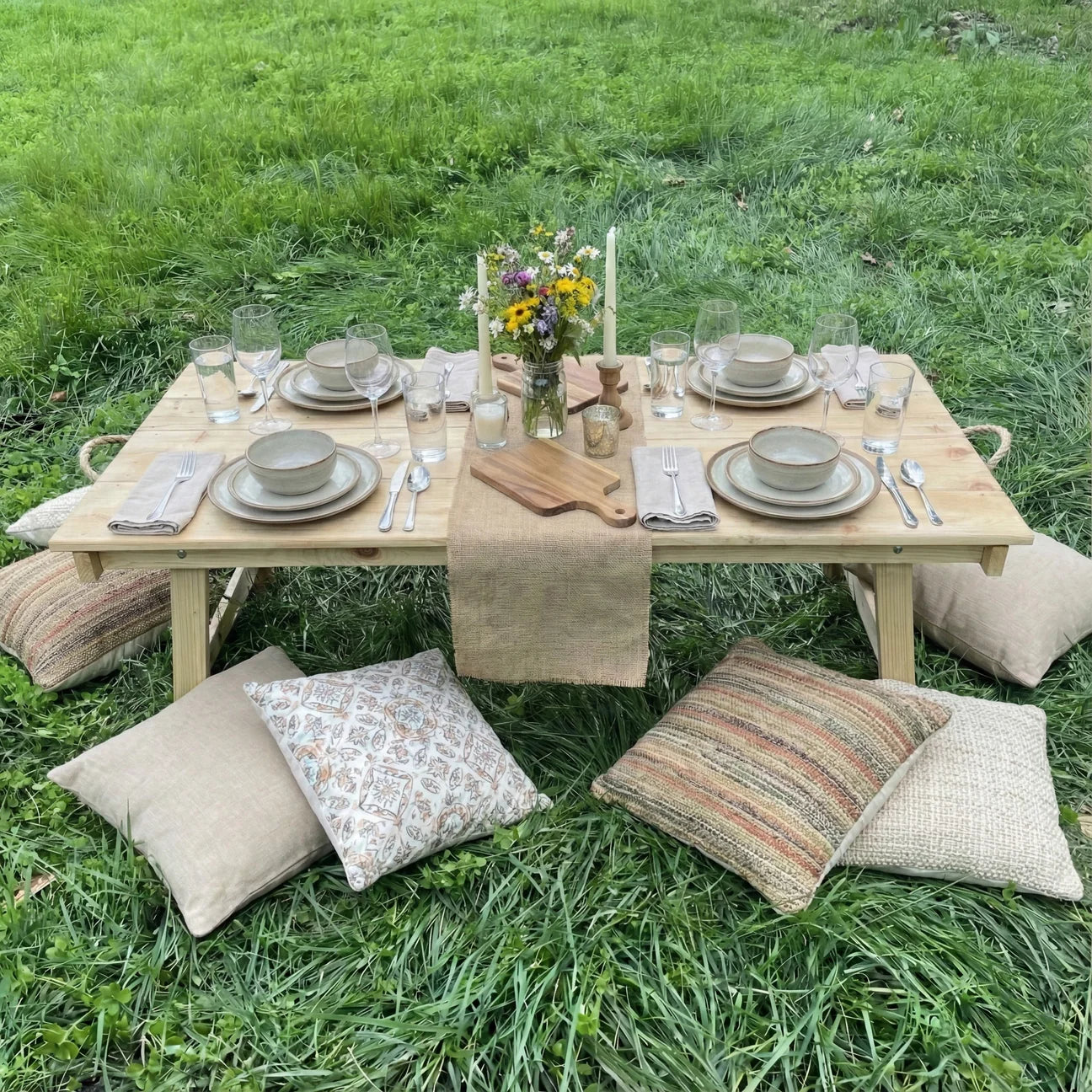 Roam Table Collection | Built-in Legs